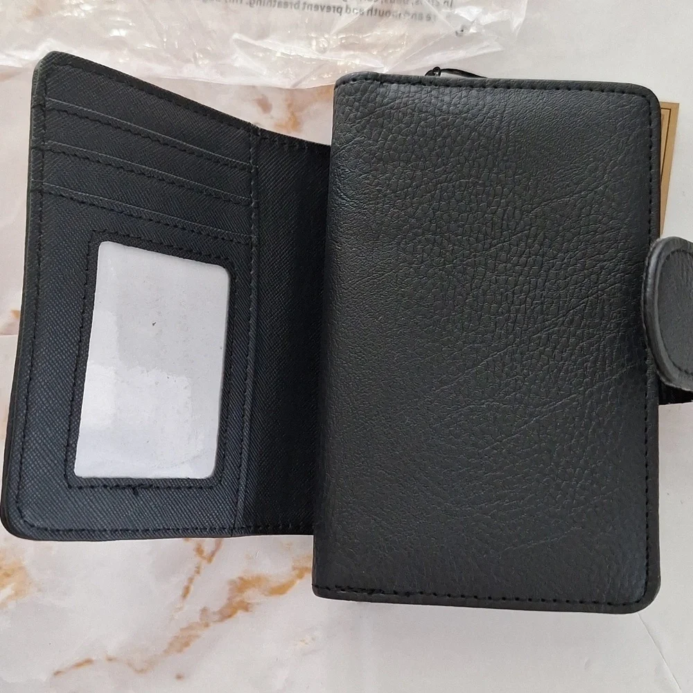 Gold Coast Wallet Black Purse Coin - Picture 4 of 9